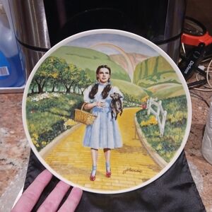 MGM Wizard of Oz, "Over the Rainbow" Collectors Plate ~1st Edition (Knowles)